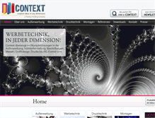 Tablet Screenshot of context-online.at